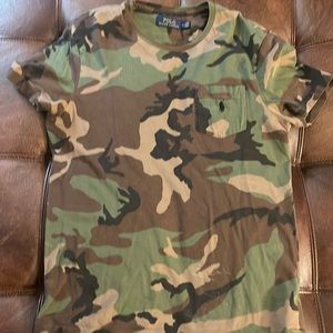 Ralph Lauren Polo T shirt camo size medium